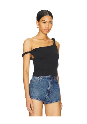Good American Twist Tee in Black. Size 5X. Also in 4X.