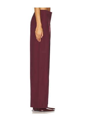 FAITHFULL Emilie Trouser in Burgundy. Size S. Also in XS, M.