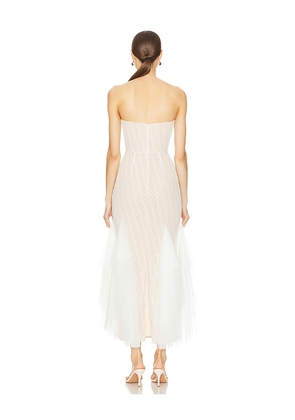 God Save Queens Alizee Strapless Dress in Nude. Size S. Also in XS.