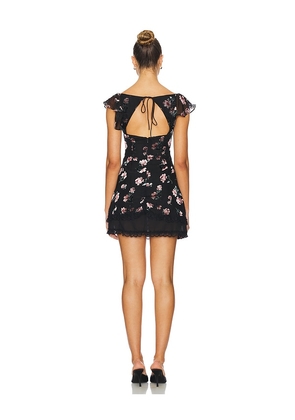 For Love & Lemons Aigrette Mini Dress in Black. Size S. Also in M.