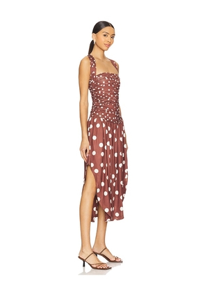 Free People Raylon Midi Dress in Chocolate. Size M. Also in XS, S.
