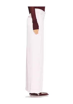 SIMKHAI Kyra Wide Leg Pant in Blush. Size 10. Also in 0.