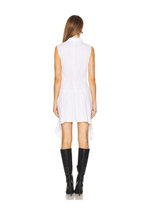 Helmut Lang Bustier Dress in White. Size 2. Also in 0.