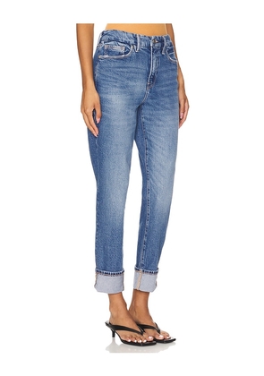 Good American The Weekend Cuffed Jeans in Denim-Medium. Size 30. Also in 24.