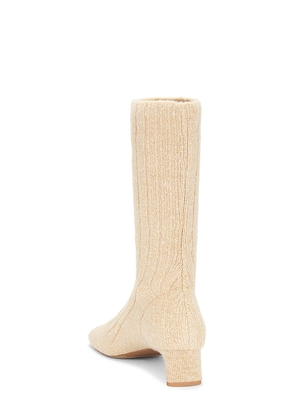 Jeffrey Campbell Fitted Boots in Cream. Size 8. Also in 7.5.