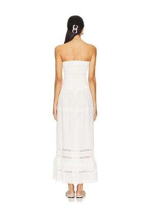 Frankies Bikinis Empress Dress in White. Size M. Also in L, XL.