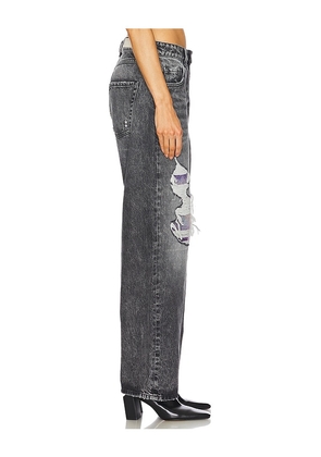 Icon Denim Bea Daddy Wide Leg Jeans in Grey. Size 25. Also in 24, 27.