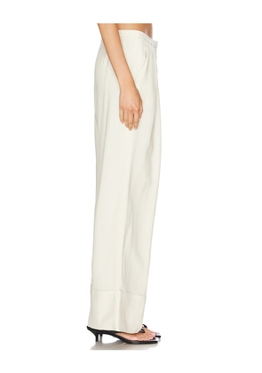 FAITHFULL Soleil Trouser in Ivory. Size S. Also in M, XL.