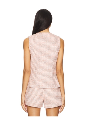 HEARTLOOM Emerson Vest in Pink. Size M. Also in XS, S, L, XL.