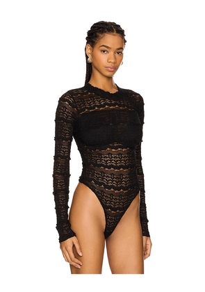 Free People x Intimately FP Angelina Bodysuit in Black. Size M. Also in L, S, XL, XS.