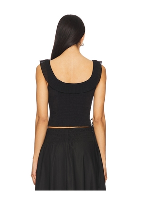 HEARTLOOM Gisela Top in Black. Size M. Also in S, L.