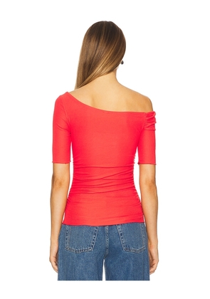 Free People x REVOLVE Cross My Heart Tee in Red. Size XS. Also in S.