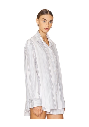 FAITHFULL En Vau Shirt in Grey. Size S. Also in M.