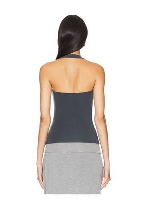Geel Isabelle Halter in Grey. Size M. Also in L, XL.