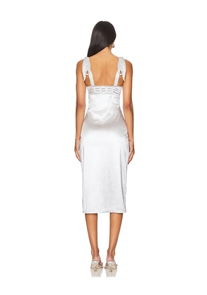Free People x Intimately FP Casino Got Glam Midi Dress in Metallic Silver. Size XS. Also in S.
