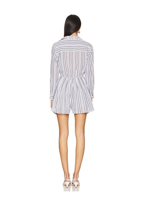 HEARTLOOM Hattie Romper in Blue. Size S. Also in XS, M.