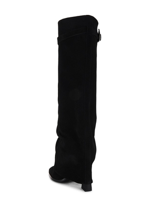 Free People Felicity Foldover Boot in Black. Size 6. Also in 6.5, 7, 8, 10.