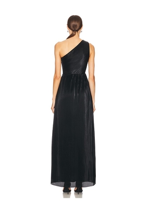 House of Harlow 1960 x REVOLVE Claire Pleated Gown in Black. Size S. Also in M, XS, XXS.