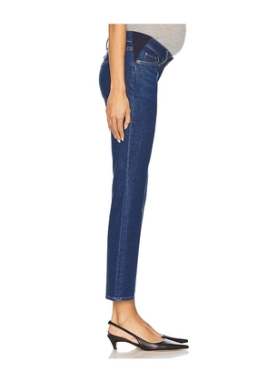 HATCH The Straight Leg Maternity Jeans in Blue. Size 25. Also in 26.