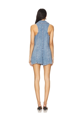 Free People x REVOLVE Dover Playsuit in Blue. Size M. Also in L.
