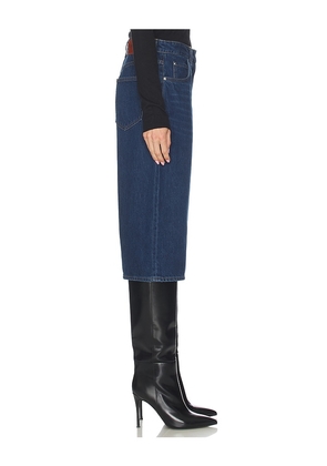 GRLFRND Foster Culotte in Blue. Size 24. Also in 27, 25, 26.