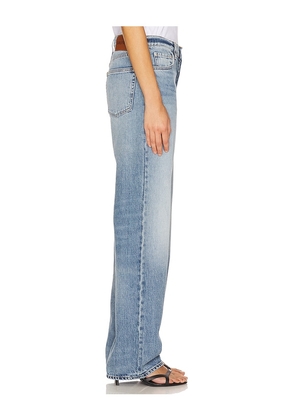 GRLFRND Bella Low Rise Boyfriend in Blue. Size 27. Also in 25, 26, 32.