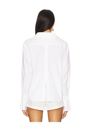 HEVRON Paola Top in White. Size M. Also in S, XS.