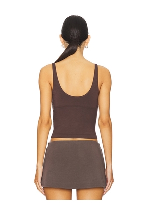 Geel Ren Top in Chocolate. Size M. Also in S, XS, L, XL.