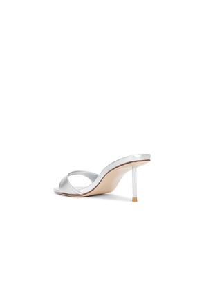 FEMME LA Marseille Slipper in Metallic Silver. Size 11. Also in 6, 7, 8, 9.