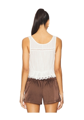 Free People Alana Lace Tank in Ivory. Size M. Also in L.