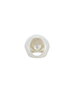 Jenny Bird Supernova Ring in Metallic Silver. Size 7. Also in 6, 8.