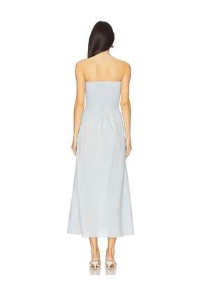 FAITHFULL x REVOLVE Madella Midi Dress in Baby Blue. Size XL. Also in L.