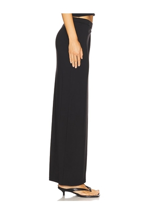 Good American Stretch Jersey Maxi Skirt in Black. Size XS. Also in S.