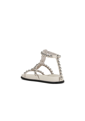 Jeffrey Campbell Minnow Sandals in Cream. Size 7. Also in 6, 9.5.