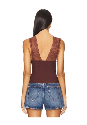 Free People Power Play Cami in Burgundy. Size S. Also in L, XL.