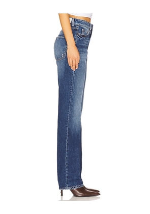 Icon Denim Skye Straight Leg Jeans in Blue. Size 25. Also in 24, 27.