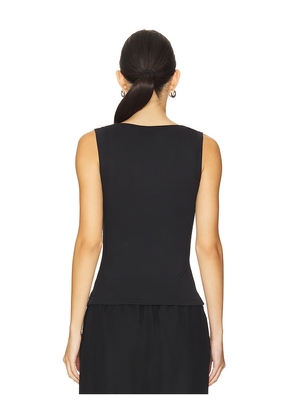 Favorite Daughter The Ribbed Tank in Black. Size L. Also in M, XL.