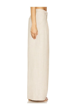 Gestuz Decy High Waisted Pants in Beige. Size 38. Also in 36.