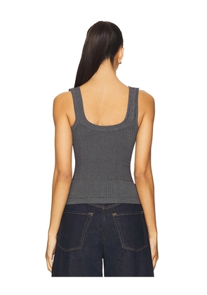 Free People Clean Slate Henley Tank in Black. Size M/L. Also in L/XL.