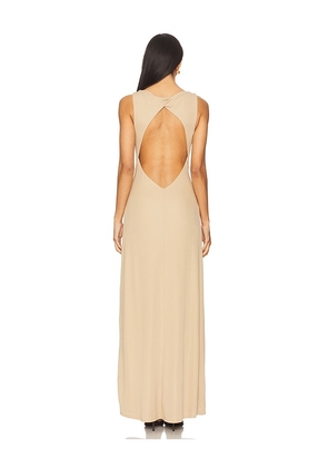 House of Harlow 1960 x REVOLVE Jocelyn Maxi Dress in Taupe. Size M. Also in L, XL, XS.