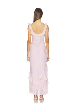 LoveShackFancy Roseline Dress in Rose. Size 0. Also in 2, 4, 6, 10, 12.