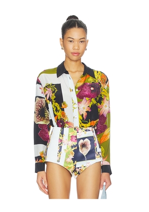 Muma World Understory Classic Shirt in Baby Blue,Olive. Size L. Also in M, S, XS.