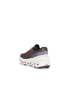On Cloudmonster 1 W New Edition Sneaker in WIne. Size 10. Also in 5, 7, 7.5, 8, 8.5, 9, 9.5, 10.5.