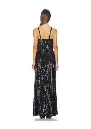 L'AGENCE Sayla Bias Cut Maxi Dress in Black. Size 0. Also in 2, 4.