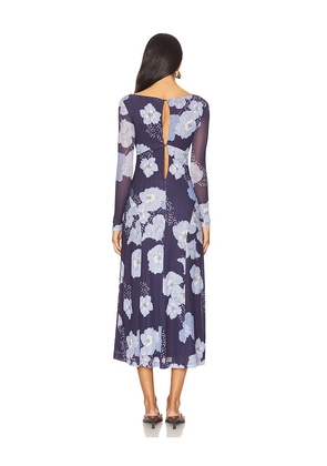 Free People Calla Midi Dress in Blue. Size M. Also in XS, S.