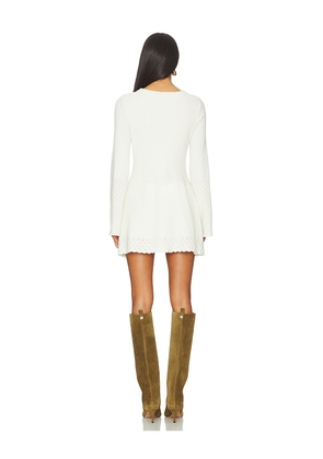 Free People Bali Old Flame Sweater Dress in Ivory. Size M. Also in S, L.