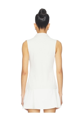 Malbon Claudio Polo Top in White. Size L. Also in XS.