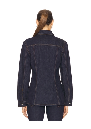 GRLFRND Drew Jacket in Blue. Size M. Also in S, XXS, XS, L.
