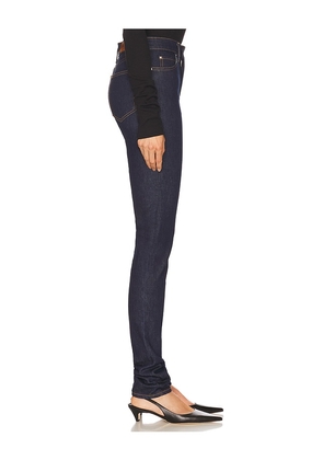 GRLFRND Bryn Mid Rise Skinny in Blue. Size 24. Also in 23, 25, 26, 27, 28, 29, 30.