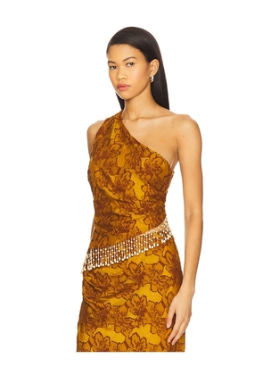 House of Harlow 1960 x REVOLVE Gema Top in Burnt Orange. Size S. Also in XS, M.